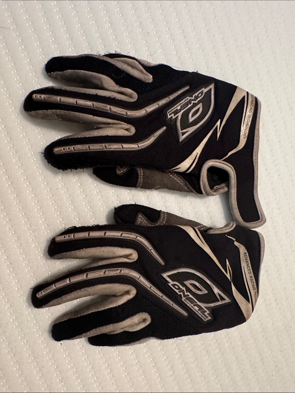 ONEAL Black and Gray Motocross Gloves
